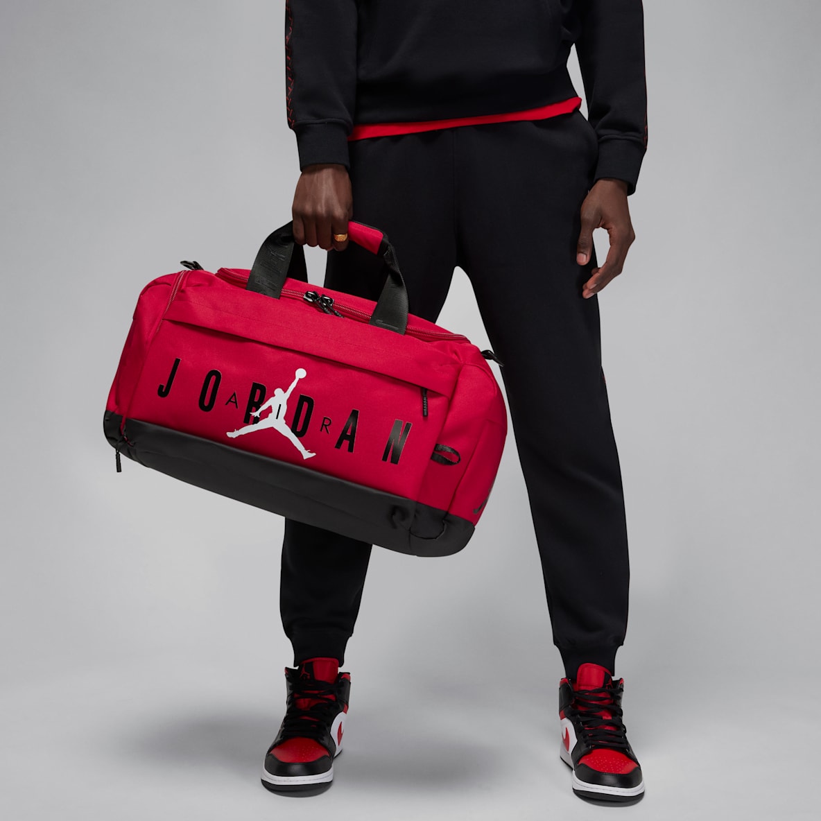 Jordan Red Duffel Bags. Nike.com